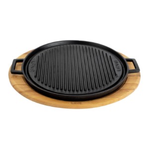 Öntöttvas grill állvánnyal, 34 cm - LAVA