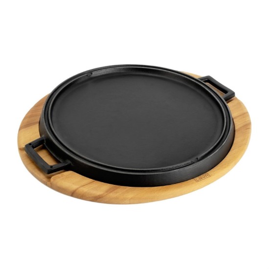 Öntöttvas grill állvánnyal, 34 cm - LAVA