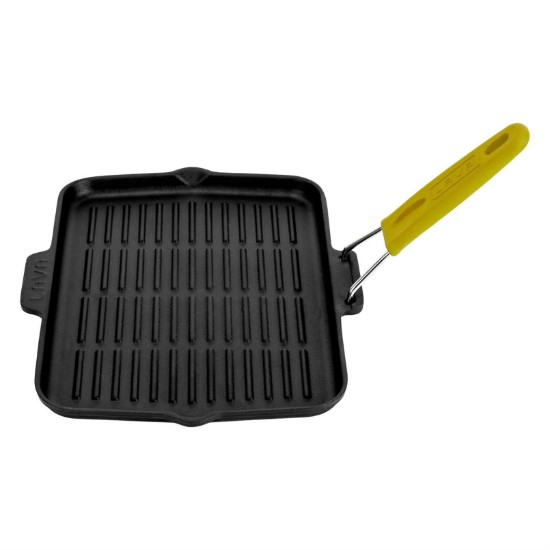 Lava grill serpenyő  21 x 30 cm sárga