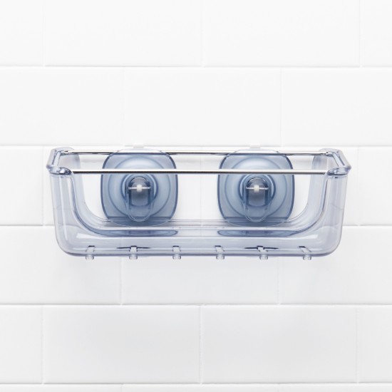 OXO -  "Good Grips" Tapadókorongos fürdőszobai kiegészítő tartó, 10x23x19cm
