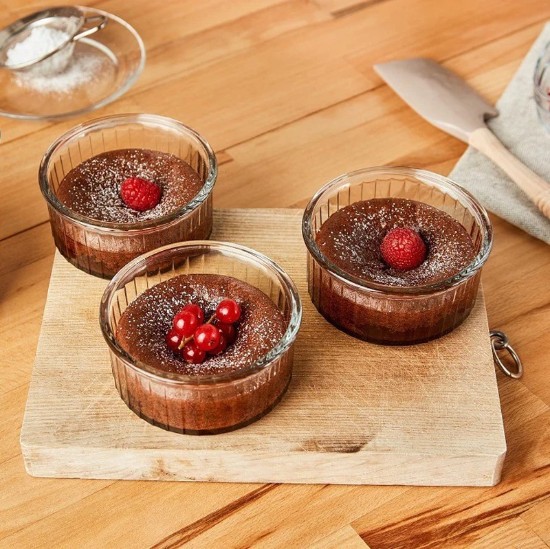 4 db ramekin tál készlet, üveg, 8,5 cm - Duralex