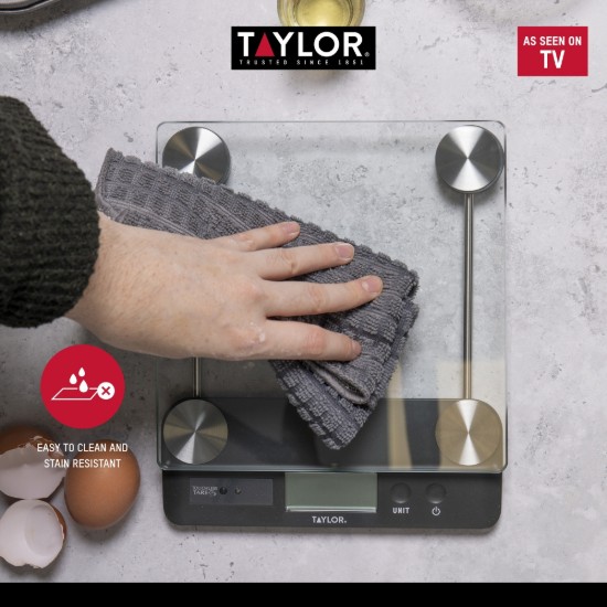 Konyhai mérleg, 14,4 kg - Taylor Pro
