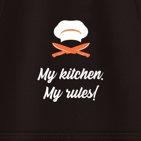 Kötény -  "Az én konyhám. Az én szabályaim!"