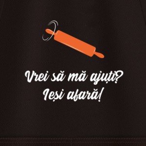 Konyhai kötény "Segíteni akarsz? Menj ki!"