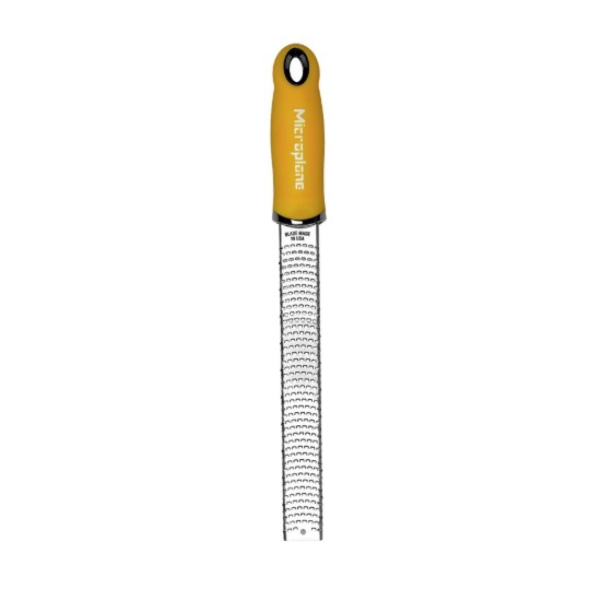 Microplane - Classic reszelő, sebészeti rozsdamentes acél, 32,5 x 3 cm, Mustard Yellow
