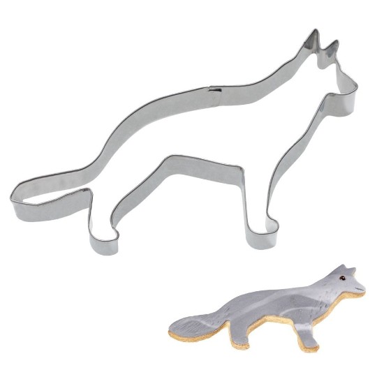 Keksz vágó alakja, kutya / farkas, 10 x 6 cm, rozsdamentes acél - Westmark