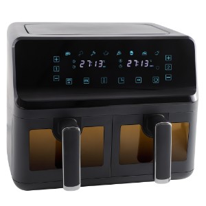 Zokura - Dupla forrólevegős sütő, 8L, 1350+1350 W 