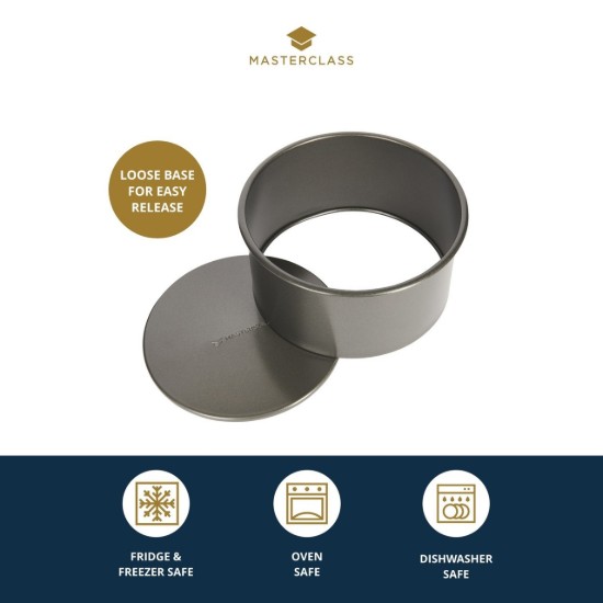 Kitchen Craft sütőforma, acél, 18 cm, "MasterClass"