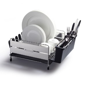 Kitchen Craft - 44,5 x 32 x 19,5 cm -es edényszárító, rozsdamentes acél, “MasterClass”