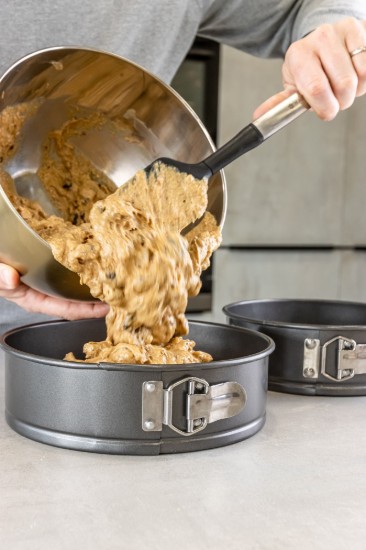 Kitchen Craft 2 db kerek tortasütő tepsi készlet, acél, “MasterClass”