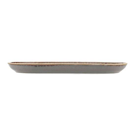 Porland - Ovális tál, 30x15 cm, porcelán," Seasons", Sötétszürke