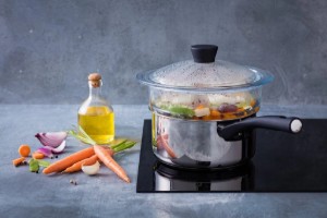 Gőz főzőkosár, hőálló üvegből, "Classic", 20 cm / 2 L - Pyrex