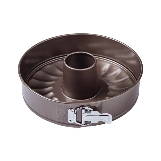 Kerek tepsi kivehető talppal, 26cm, "ASIMETRIA", szénacél - Pyrex