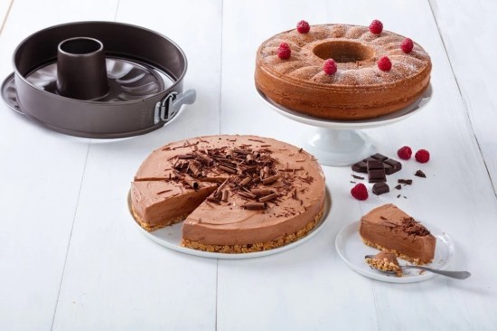Kerek tepsi kivehető talppal, 26cm, "ASIMETRIA", szénacél - Pyrex