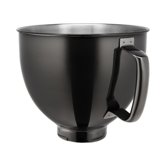 Rozsdamentes acél tál, 4,8L, fekete - KitchenAid