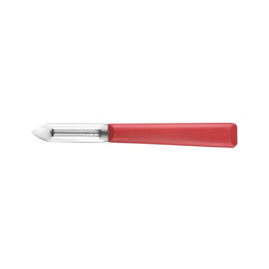 Gyümölcs- és zöldséghámozó N°315, rozsdamentes acél, 6 cm, "Les Essentiels", Red - Opinel 