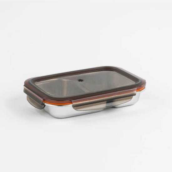 3 db téglalap alakú rozsdamentes acél élelmiszertároló edény és egy szigetelő "To Go" táska - Cuitisan