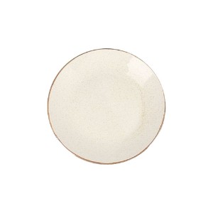 Porland - Porcelán tányér, 18cm, "Seasons", bézs