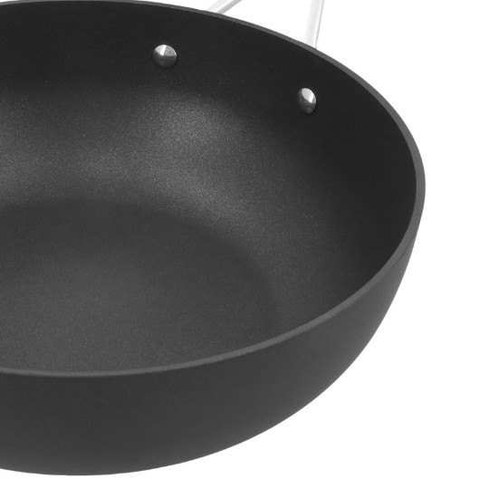 3-ply wok serpenyő, alumínium, 28 cm, "Alu Industry Duraslide" - Demeyere