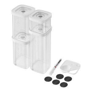 Tároló konténer készlet, 6 db, tartozékokkal, műanyag, "Cube" - Zwilling