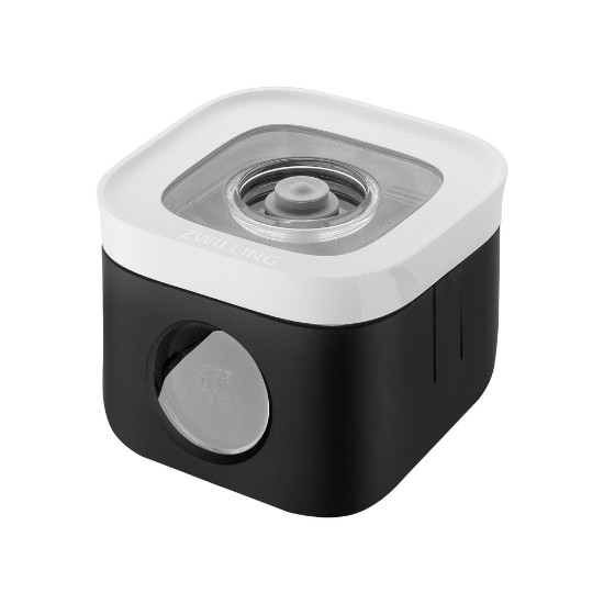 Műanyag hüvely élelmiszertároló edényekhez, 10,4 × 10,4 × 6 cm, fekete,  "Cube" - Zwilling