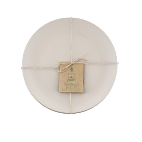 Újrahasznosított műanyagból készült 4 tányéros készlet, 20 cm - Natural Elements