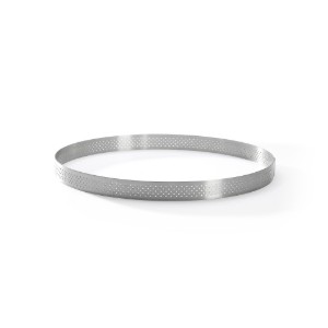 Perforált forma a torta, rozsdamentes acél, 24,5 cm - de Buyer