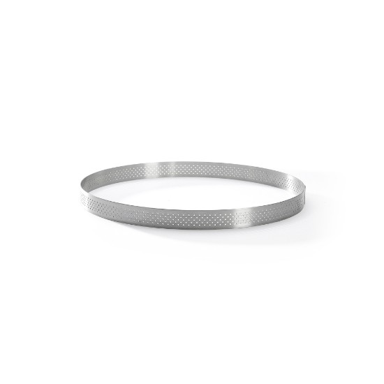 Perforált tortagyűrű, rozsdamentes acél, 18,5 cm - de Buyer