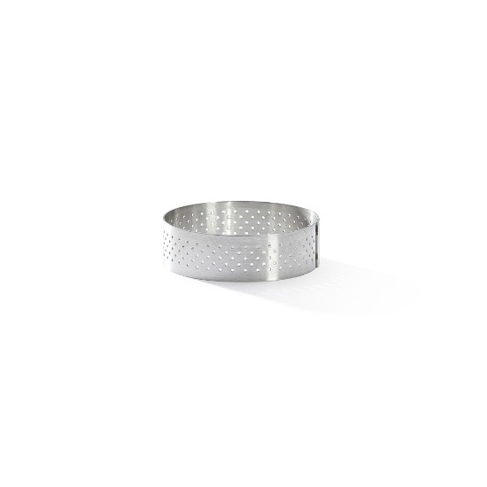  de Buyer - Perforált forma mini tortákhoz, rozsdamentes acél, 6,5 cm 