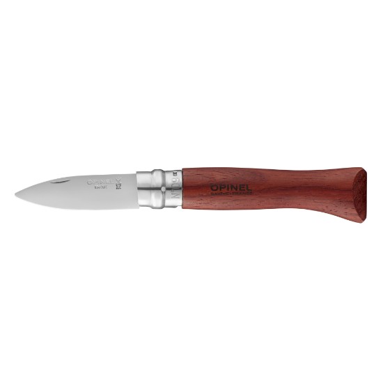 Osztriga kés N°09, rozsdamentes acél, 6,5 cm, "Nomad Cooking", Padouk - Opinel