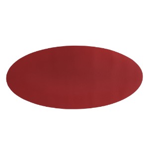 Ovális asztali futó, 33 × 70 cm, "Togo", piros - Tiseco