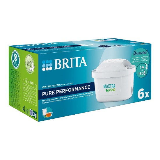 6 BRITA szűrőből álló készlet MAXTRA PRO Pure Performance
