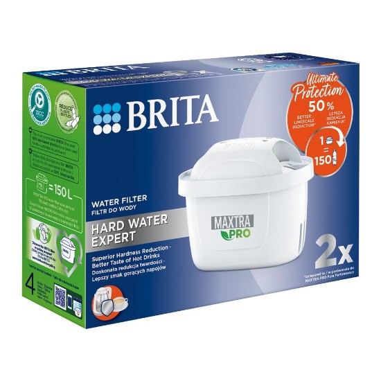 2 db BRITA Maxtra PRO Hard Water Expert szűrő készlet