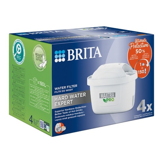 4 db BRITA Maxtra PRO Hard Water Expert szűrő készlet