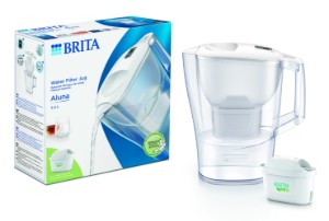 BRITA - Aluna vízszűrő kancsó  + 1db PP Maxtra Pro szűrő patron, 2,4 L (fehér)