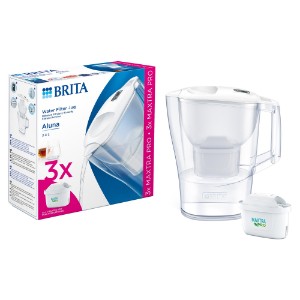 Vízszűréses kezdőcsomag BRITA Aluna 2,4 L (fehér) + 3 szűrő Maxtra PRO