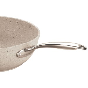 Wok serpenyő, alumínium, 24 cm / 2,5 L, "Granita" - Korkmaz