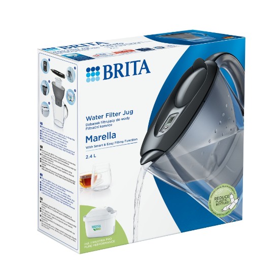 BRITA Marella 2,4 L Maxtra PRO (szürke) szűrőkancsó