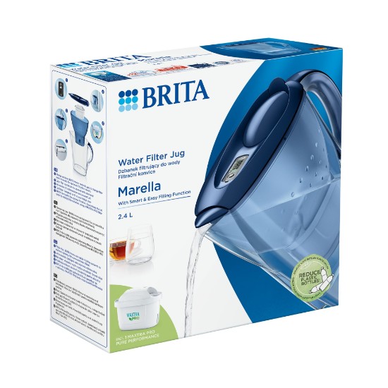 BRITA Marella 2,4 L Maxtra PRO (kék) szűrőkancsó