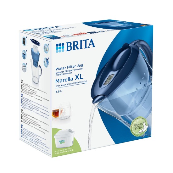 BRITA Marella XL 3,5 L Maxtra PRO (kék) szűrőkancsó