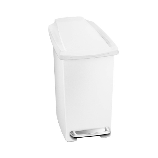 simplehuman pedálos szemetes, 10 l (fehér)