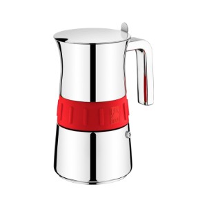Kávéfőző, rozsdamentes acél, 500 ml, "Elegance", Red - BRA