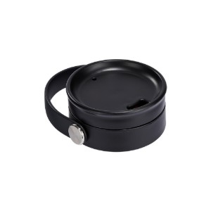 Hőszigetelő palackfedél, műanyag, "Wide Sip", fekete - Hydro Flask
