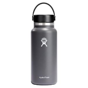 Hőszigetelő palack, rozsdamentes acél, 950 ml, "Wide Mouth", Stone - Hydro Flask