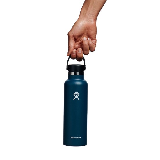 Hőszigetelő palack, rozsdamentes acél, 620ml, "Standard", Indigo - Hydro Flask