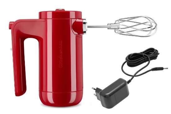 Akkus botmixer, 7 sebesség, "Empire Red" szín - KitchenAid