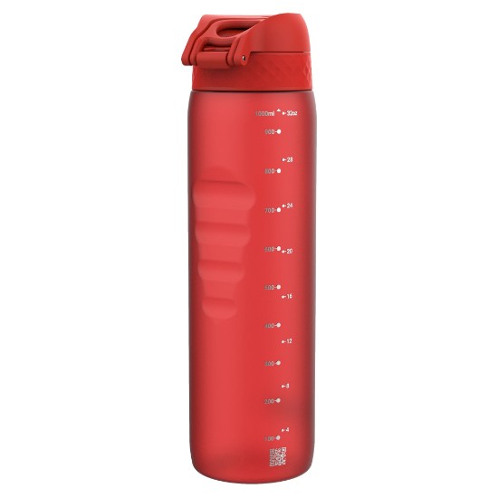 Vizes palack, recyclon™, 1 l, piros - Ion8