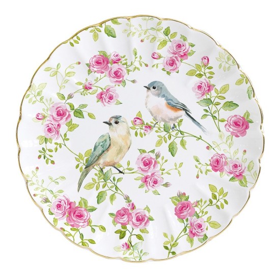 Desszerttál, porcelán, 19 cm, "Spring Time" - Easy Life