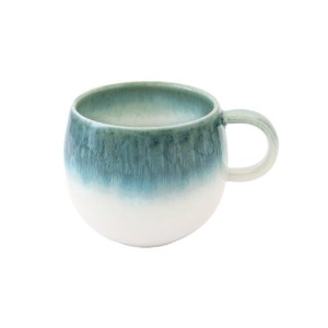 Bögre, porcelán, 375 ml, zöld, "Nuances" - Easy Life