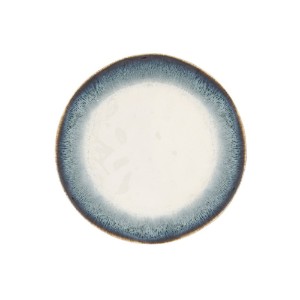 Tányér, porcelán, 21 cm, kék, "Nuances" - Nuova R2S
